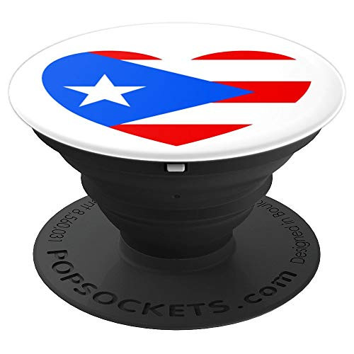 Love Heart Puerto Rico Rican Boricua Boricuas Flag PopSockets Grip and Stand for Phones and Tablets Love Heart Puerto Rico Rican Boricua Boricuas Flag PopSockets Grip and Stand for Phones and Tablets