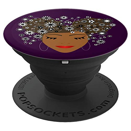 African American Goddess PopSockets Grip and Stand for Phones and Tablets