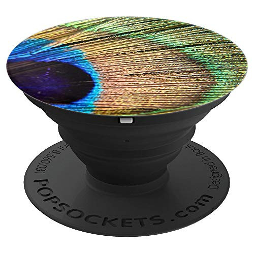Peacock Feather PopSockets Grip and Stand for Phones and Tablets Peacock Feather PopSockets Grip and Stand for Phones and Tablets