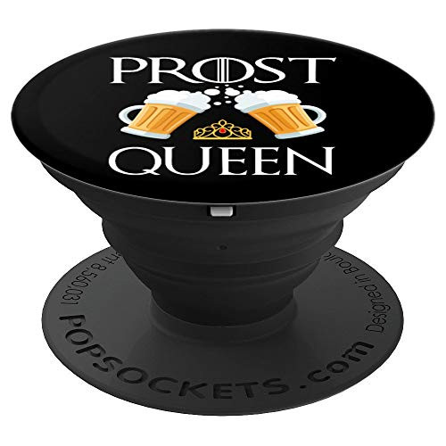 Prost Queen Drinking Beer Drinker Party Bar Crawl Drinking PopSockets Grip and Stand for Phones and Tablets Prost Queen Drinking Beer Drinker Party Bar Crawl Drinking PopSockets Grip and Stand for Phones and Tablets