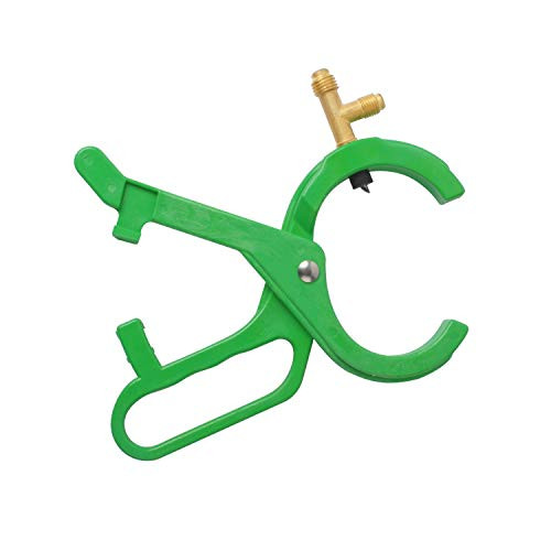 R134A Can Tap Tool for R22 R12 Refrigerant 2-in-1 Side Punch AC Can Tap Bottle Opener Refrigerant Manifold System Tool