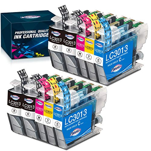 Compatible Replacements for Brother LC3013 Ink Cartridges Used in Brother MFC-J895DW, MFC-J690DW, MFC-J497DW, MFC-J491DW Printers, 10 Pack by Paeolos