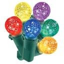 Philips 60ct Multicolored LED Faceted Sphere String Lights