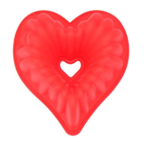 Genenic Home Mousse Bread Bakeware Cake Pan Heart Shape Mold DIY Cake Mould Baking Pastry Molds Silicone
