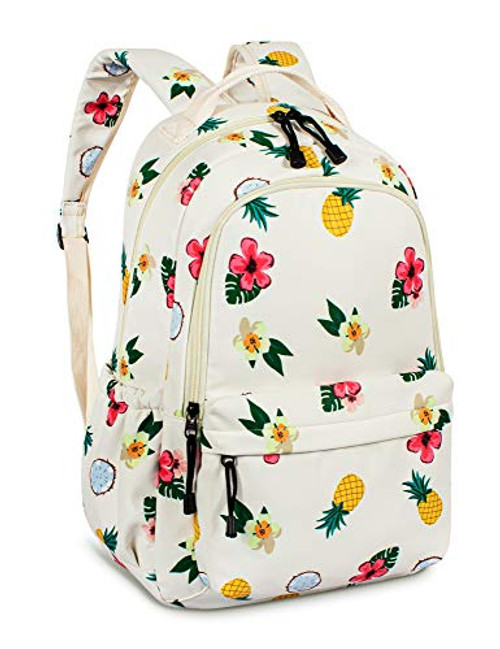 Leaper Lightweight Backpack School Bookbags College Bags Travel Daypack Beige Leaper Lightweight Backpack School Bookbags College Bags Travel Daypack Beige