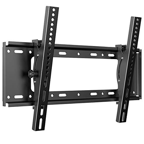 Tilt TV Wall Mount Bracket for Most 32-70 Inches TVs,Fits 16" 18" 24" Studs and Loading Capacity 132 lbs, Low Profile and Space Saving, UP to VESA 630x410mm TV Wall Mounts - Up/Down 15° Adjustable