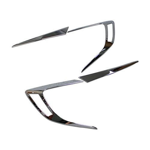 Rqing For Honda Civic 10th 2016 2017 2018 Chrome Rear Tail Light Lamp Cover Trims