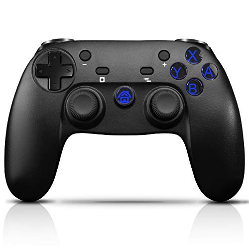 CLEVO Switch Controllers, Wireless Pro Controller for Nintendo Switch/Nintendo Switch Lite - Gamepad Joypad Supports Gyro Axis, Turbo and Dual Vibration