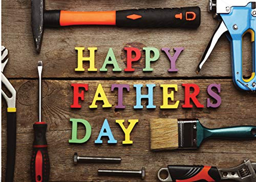 Dudaacvt 7x5ft Happy Father's Day Photography Background Fixing Tools Backdrops Retro Wood Photo Studio Prop Backdrop Party Decoration D431