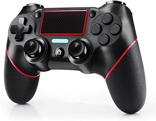 PS4 Controller Etpark Wireless Controller for Playstation 4/Pro/Slim/PC, Touch Panel Gamepad with Dual Vibration and Audio Function, Anti-Slip Grip and Mini LED Indicator