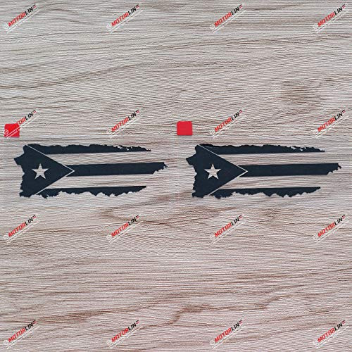 2X Black 4'' Puerto Rico Flag Map Outline PR Decal Sticker Car Vinyl die Cut no bkgrd 2X Black 4'' Puerto Rico Flag Map Outline PR Decal Sticker Car Vinyl die Cut no bkgrd