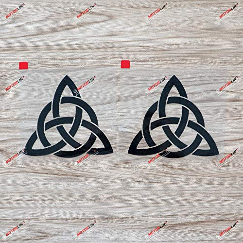 3S MOTORLINE 2X Black 4'' Celtic Trinity Knot Symbol Decal Sticker Car Vinyl 3S MOTORLINE 2X Black 4'' Celtic Trinity Knot Symbol Decal Sticker Car Vinyl
