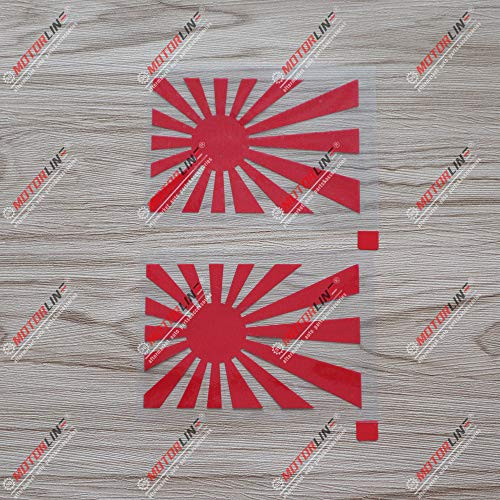 3S MOTORLINE 2X red 4'' Japanese Rising Sun Decal Sticker JDM Japan Car Vinyl die-Cut no bkgrd fit for Toyota Honda Mazda 3S MOTORLINE 2X red 4'' Japanese Rising Sun Decal Sticker JDM Japan Car Vinyl die-Cut no bkgrd fit for Toyota Honda Mazda