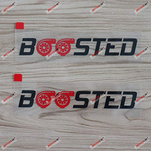 2X Black+red 6'' Twin Turbo Inside Boosted Decal Sticker Car Vinyl Die-Cut no Background 2X Black+red 6'' Twin Turbo Inside Boosted Decal Sticker Car Vinyl Die-Cut no Background