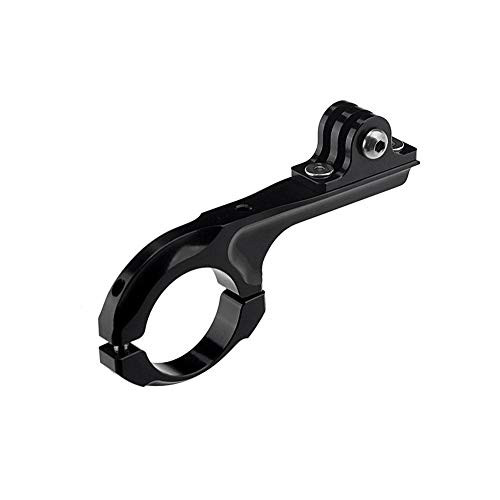Mountain Bike Aluminum Handlebar Mount Extension Camera Adapter Holder Rack Stand for Hero8,7,6 5,4,3+,3, AKASO, DJI OSMO, Insta360 Action Cameras, Black