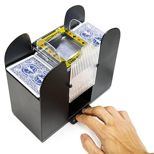 WYZworks Casino 6 Deck Automatic Playing Card Shuffler (Cards not Included)