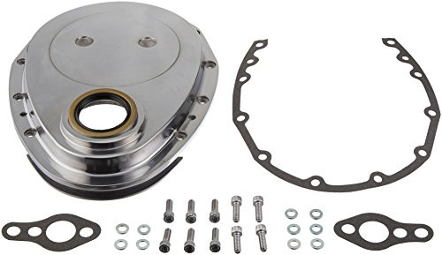 Racing Power Company R6040 Polished Aluminum Timing Cover for Small Block Chevy