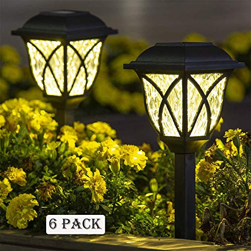 Solar Lights Outdoor Pathway, LED Solar Garden Landscape Lights, Waterproof Solar Powered Pathway Lights for Lawn, Patio, Yard, Garden, Walkway (Warm White 6 Pack) Solar Lights Outdoor Pathway, LED Solar Garden Landscape Lights, Waterproof Solar Powered Pathway Lights for Lawn, Patio, Yard, Garden, Walkway (Warm White 6 Pack)
