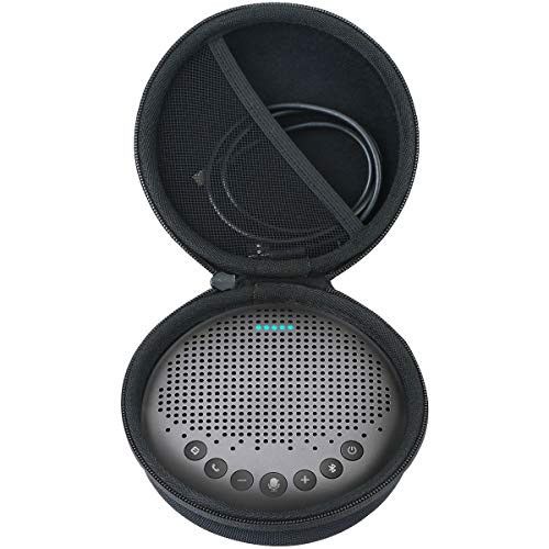 Khanka Hard Travel Case Compatible with eMeet Luna Updated AI Noise Reduction Algorithm FeaturedUSB Conference Speaker Phone