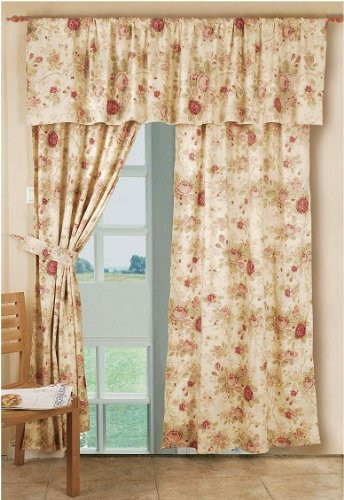 Greenland Home Antique Rose Panel Pair, 42 by 84-Inch