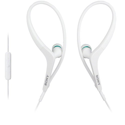 Sony MDR-AS400IP/W Active Sports Headphones, White
