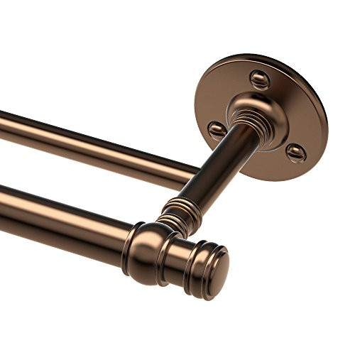 Gatco 4434 Cafe 24" Double Towel Bar, Bronze
