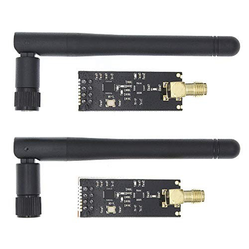 2 PCS NRF24L01+PA+LNA SMA Antenna Wireless Transceiver Communication Module 2.4G 1100m with Antenna Oc66