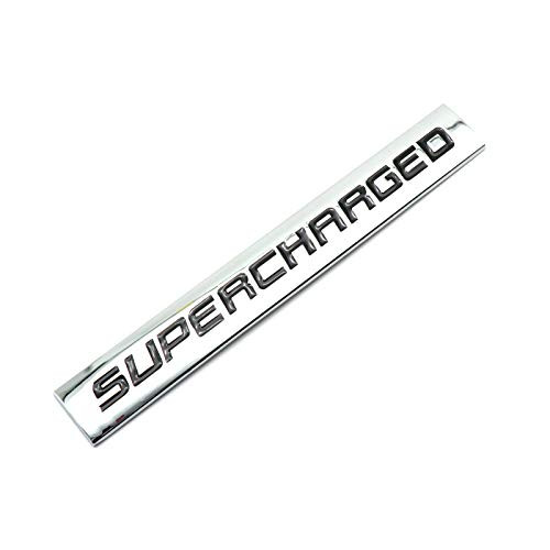 1Pcs Metal Supercharged Logo Car Emblem Premium Auto Badge Rear Trunk Sticker Side Fender Decal (Chrome Black) 1Pcs Metal Supercharged Logo Car Emblem Premium Auto Badge Rear Trunk Sticker Side Fender Decal (Chrome Black)