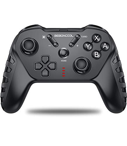 BEBONCOOL Switch Controller for Nintendo Switch/Lite with Auto-Fire Function, Wireless Switch Pro Controller with Turbo,Motion Control,Dual Shock for Nintendo Switch Controller