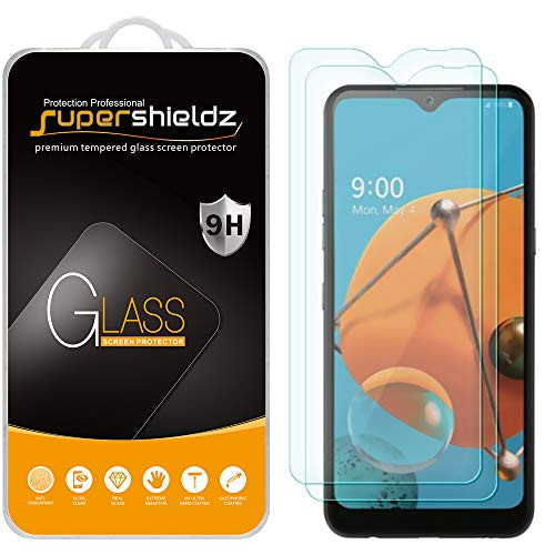 (2 Pack) Supershieldz for LG K51 Tempered Glass Screen Protector, Anti Scratch, Bubble Free