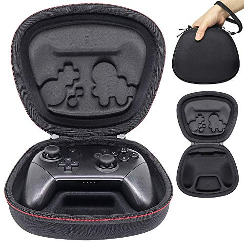 Sisma Game Controller Holder Case for Official Nintendo Switch Pro Controller, Heavy Duty Protective Cover Hard Shell Pouch Fit - Black