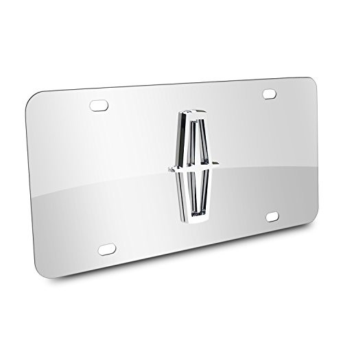 Au-Tomotive Gold, INC. Lincoln 3D Logo Chrome Stainless Steel License Plate,Chrome,12"x6" Au-Tomotive Gold, INC. Lincoln 3D Logo Chrome Stainless Steel License Plate,Chrome,12"x6"