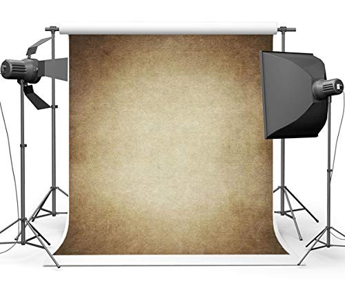 Kackool 5ft(W) x7ft(H) Portrait Texture Photo Backdrop Fabric Beige Background for Photography Studio