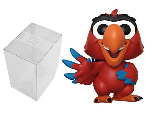 Funko Pop! Disney: Aladdin Iago 479 Bundle with 1 PopShield Pop Box Protector