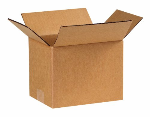 Aviditi 866 Corrugated Cardboard Box, 8" L x 6" W x 6" H, Kraft, for Shipping, Packing and Moving (Pack of 25)