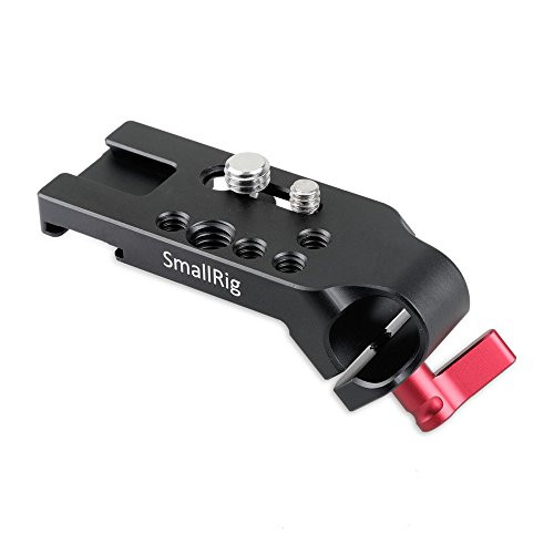 SMALLRIG Mini Mounting Plate w/Single 15mm Rod Clamp 1/4 3/8 Thread - 1906