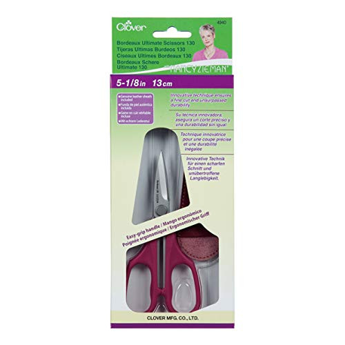 Clover Bordeaux Ultimate Scissors 130 with Nancy Zieman Multi