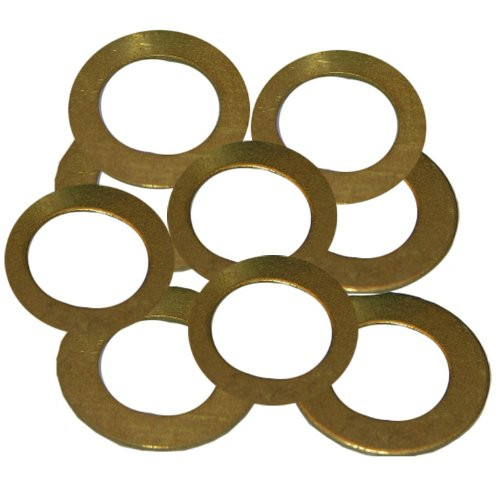 LASCO 02-2333 Brass Assorted Friction Rings, 10-Pack