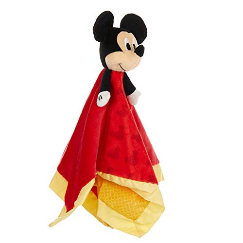 Disney Baby Mickey Mouse Plush Stuffed Animal Snuggler Blanket - Red