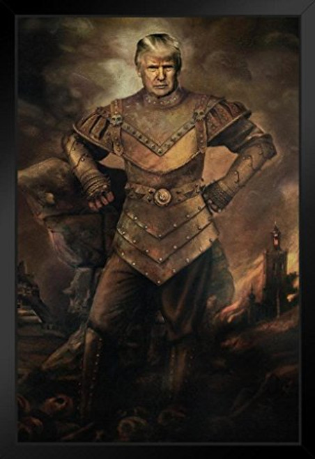 Donald The Carpathian Funny Black Wood Framed Art Poster 14x20 Donald The Carpathian Funny Black Wood Framed Art Poster 14x20