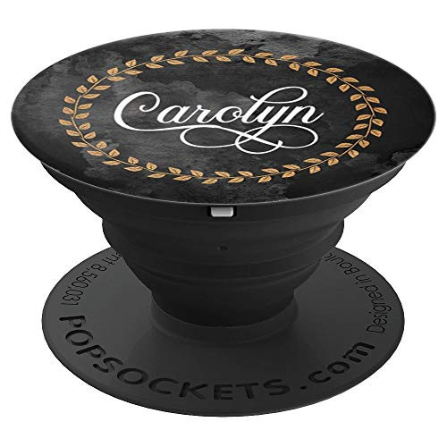 Carolyn Name Custom Gift Elegant Monogram Calligraphy Art PopSockets Grip and Stand for Phones and Tablets