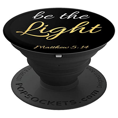 Cool Black Christian Bible Verse Gift Matthew 5:14 PopSockets Grip and Stand for Phones and Tablets Cool Black Christian Bible Verse Gift Matthew 5:14 PopSockets Grip and Stand for Phones and Tablets