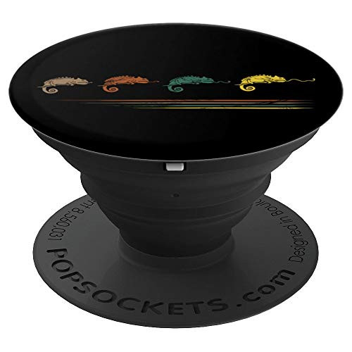 Chameleon Evolution Reptile | Chamaeleonidae Fans PopSockets Grip and Stand for Phones and Tablets