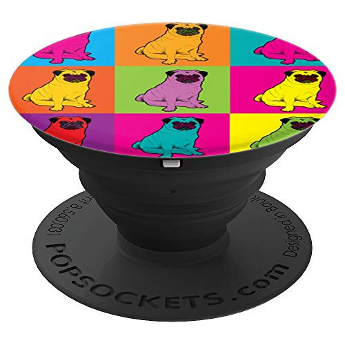 Pop Art Pug Dog Lover Colorful Artistic Artist Gifts PopSockets Grip and Stand for Phones and Tablets Pop Art Pug Dog Lover Colorful Artistic Artist Gifts PopSockets Grip and Stand for Phones and Tablets