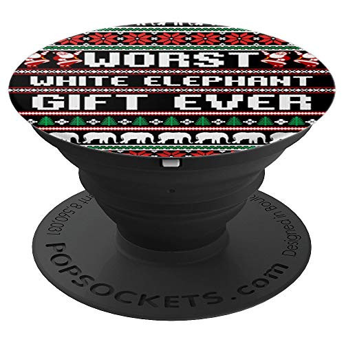 Best Worst White Elephant Gift Ever Under 15 Funny Gift Idea PopSockets Grip and Stand for Phones and Tablets