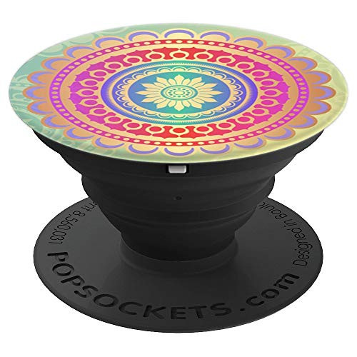 Mandala Flower Cell Phone Button Holder Pop Up Hand Grips PopSockets Grip and Stand for Phones and Tablets Mandala Flower Cell Phone Button Holder Pop Up Hand Grips PopSockets Grip and Stand for Phones and Tablets