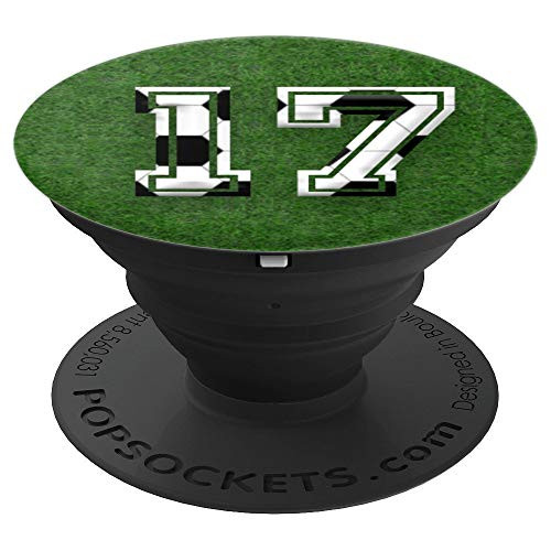 SOCCER Player #17 Jersey No 17 Football Ball Gadget Gift PopSockets Grip and Stand for Phones and Tablets SOCCER Player #17 Jersey No 17 Football Ball Gadget Gift PopSockets Grip and Stand for Phones and Tablets