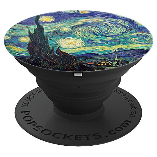 Starry Night Pop Socket - Van Gogh Art Gift PopSockets Grip and Stand for Phones and Tablets
