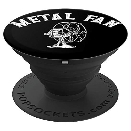 Metal Fan Sarcastic Funny Heavy Metal Music print PopSockets Grip and Stand for Phones and Tablets