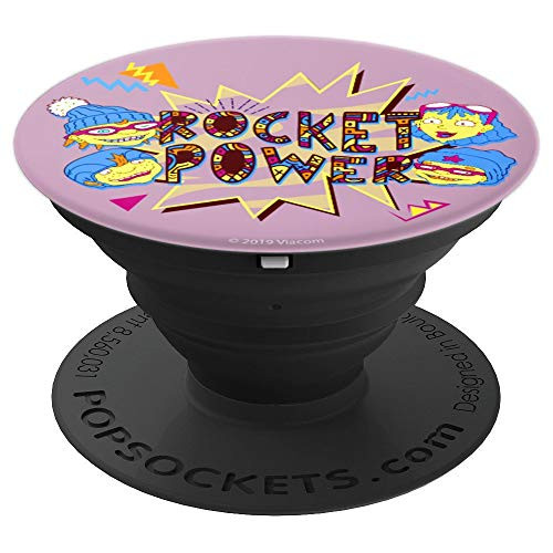 Rocket Power Four Heads Artsy Retro Title PopSockets Grip and Stand for Phones and Tablets